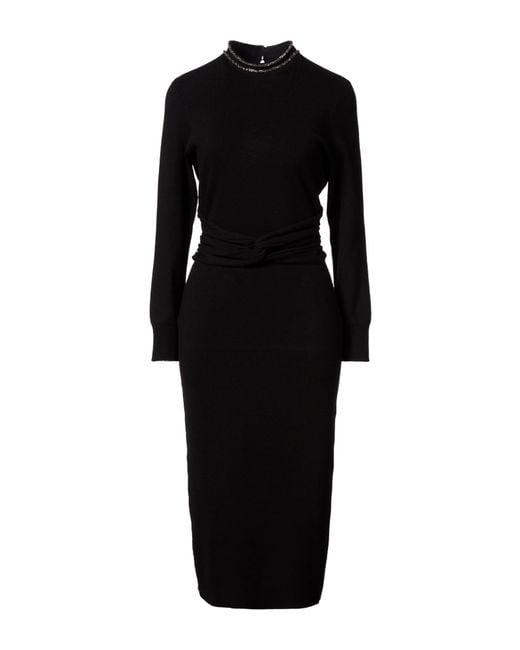 Nenette Black Midi Dress