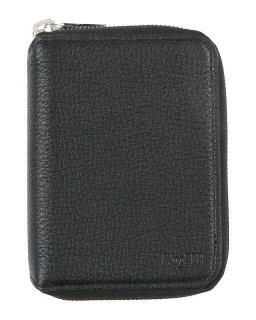 Moorer Black Wallet Leather for men