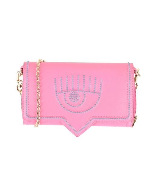 Chiara Ferragni Pink Crossbody Wallets