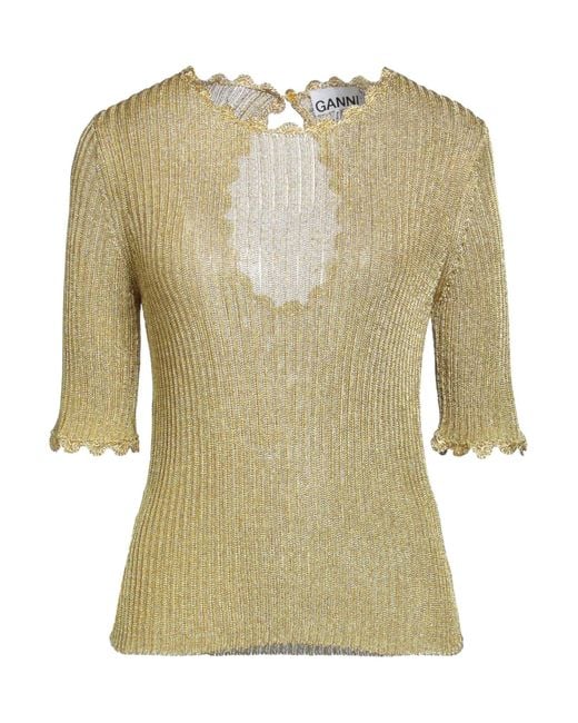 Ganni Green Pullover