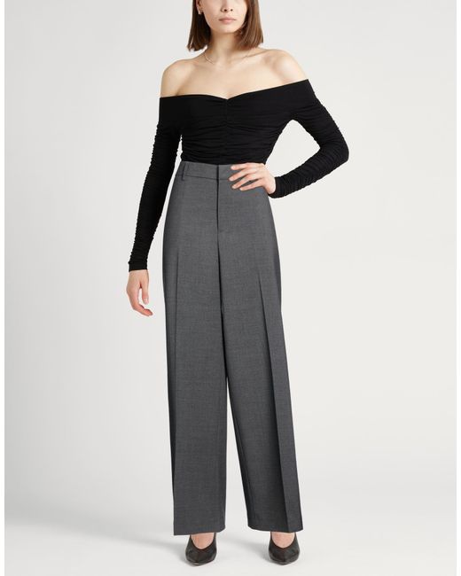 PT Torino Gray Pants Virgin Wool, Elastane
