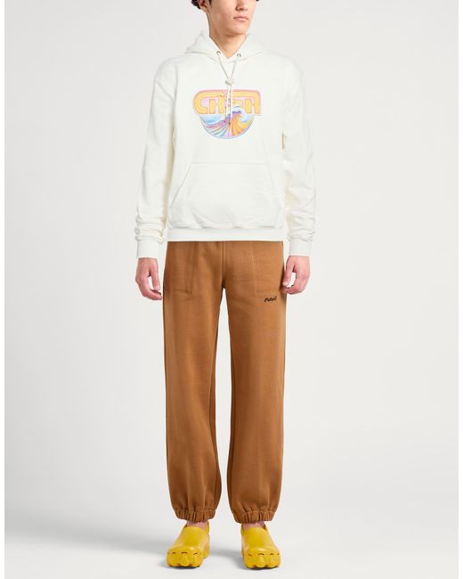 Casablanca White Ivory Sweatshirt Organic Cotton for men