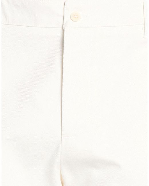 Isaia White Pants for men
