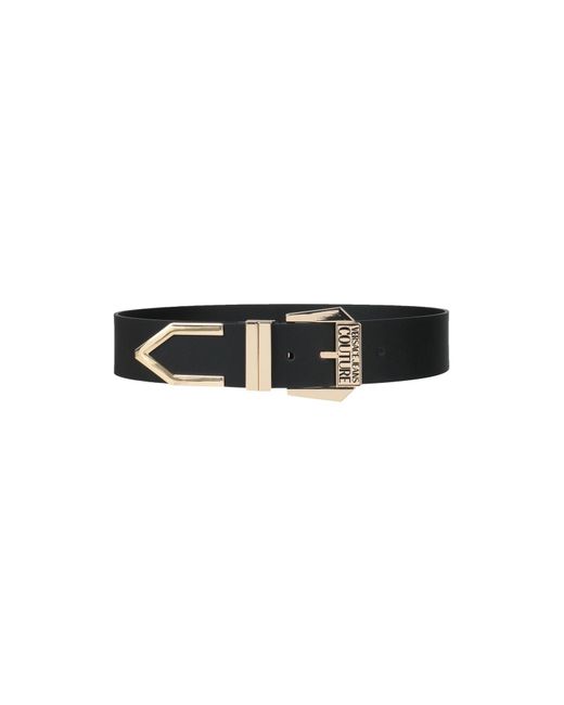 Versace Jeans Couture Black Belt Calfskin