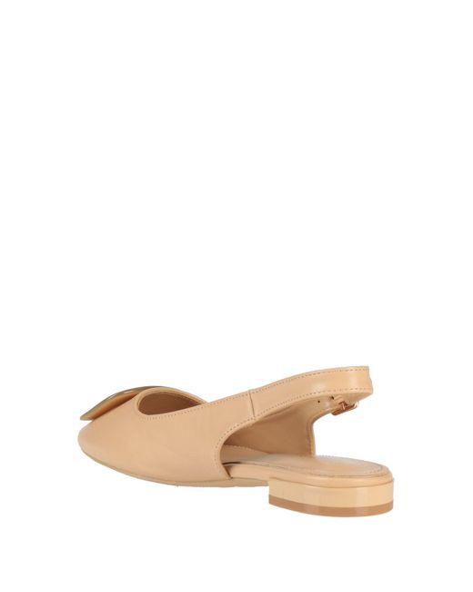 Laura Biagiotti Natural Ballet Flats