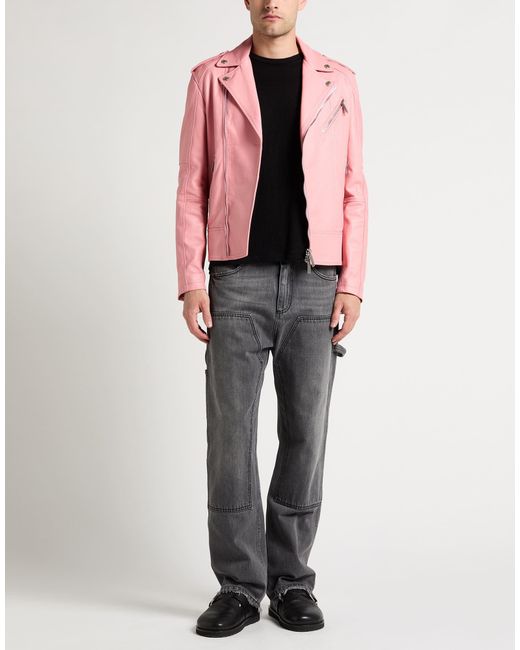 DSquared² Pink Jacket Lambskin for men