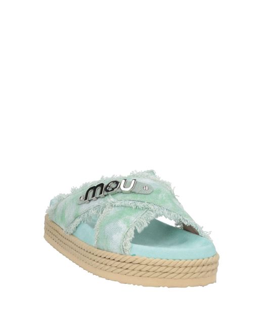 Mou Blue Sandals
