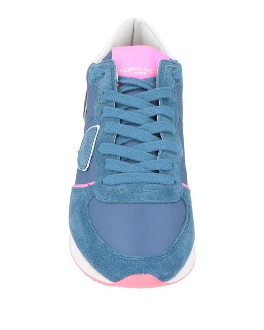 Philippe Model Blue Trainers