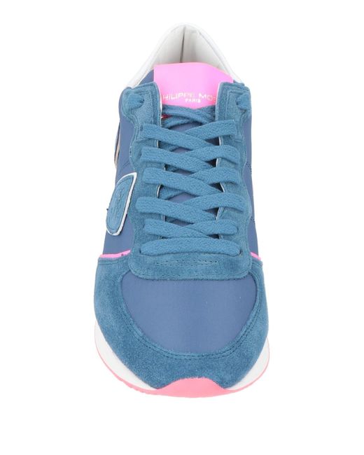 Philippe Model Blue Trainers