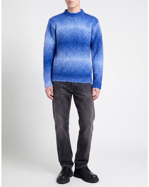 Roberto Collina Blue Sweaters for men