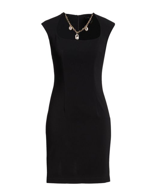 DIVEDIVINE Black Mini Dress Polyester, Elastane