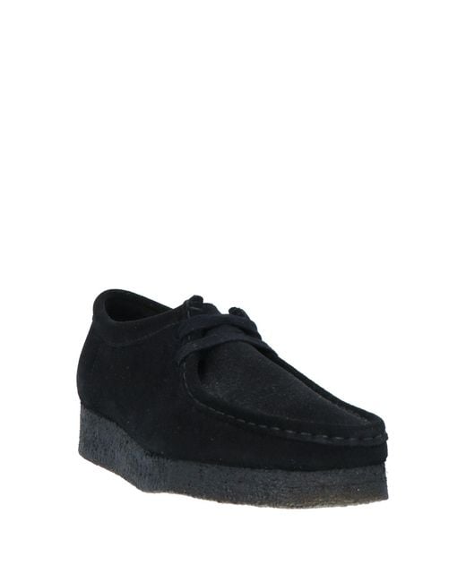 Clarks Black Lace-up Shoes