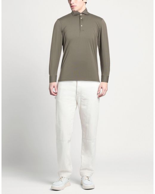 Ghirardelli Gray Polo Shirt for men