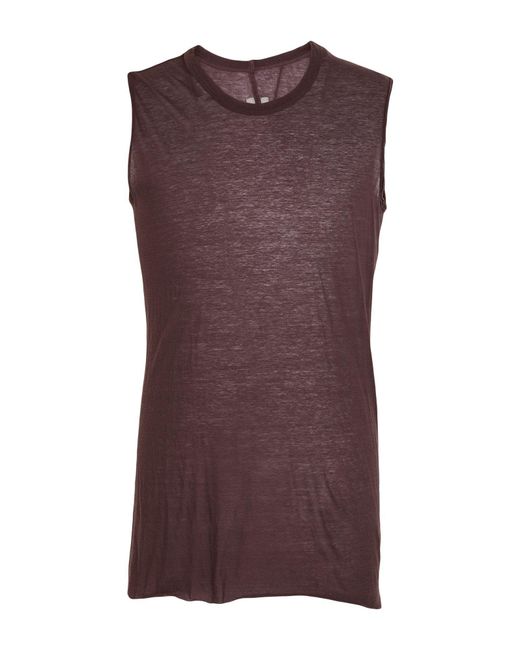Rick Owens Purple T-Shirt Cotton for men