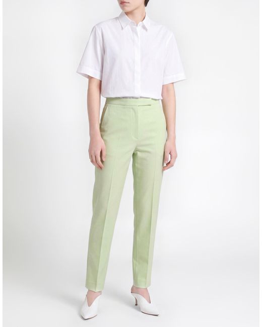 Lardini Green Pants Wool, Elastane