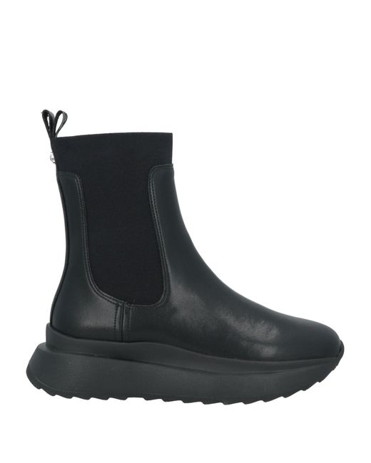 Apepazza Black Ankle Boots Textile Fibers