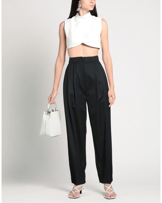 TOOS FRANKEN Black Midnight Pants Viscose