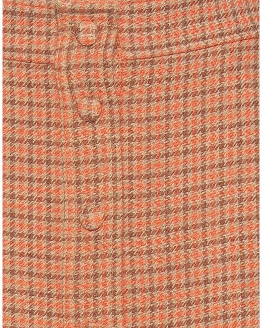 MSGM Brown Mini Skirt Virgin Wool, Acrylic, Polyester, Polyamide