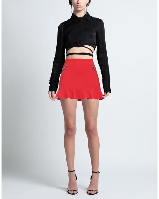 DSquared² Red Mini Skirt