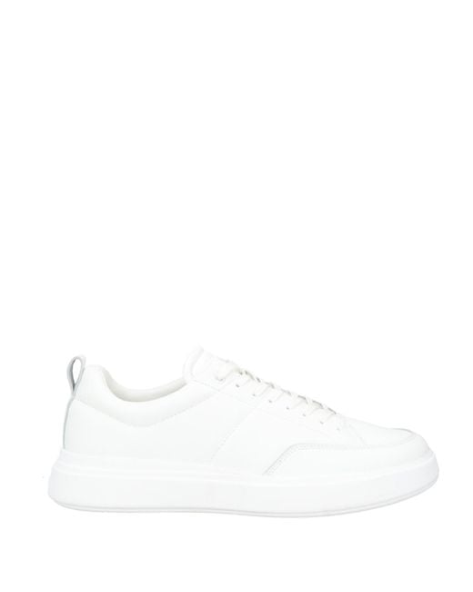 Calvin Klein White Sneakers Leather for men