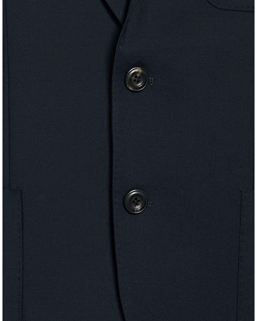 Messagerie Blue Midnight Blazer Polyester, Wool, Elastane for men