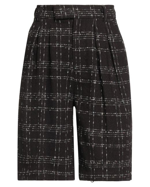 WEILI ZHENG Black Shorts & Bermuda Shorts
