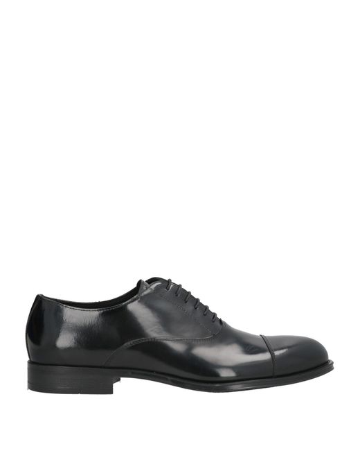LABORATORIO 38 Gray Laboratorio Lace-Up Shoes Leather for men