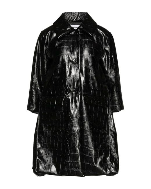 Hache Black Coat Polyester, Polyurethane