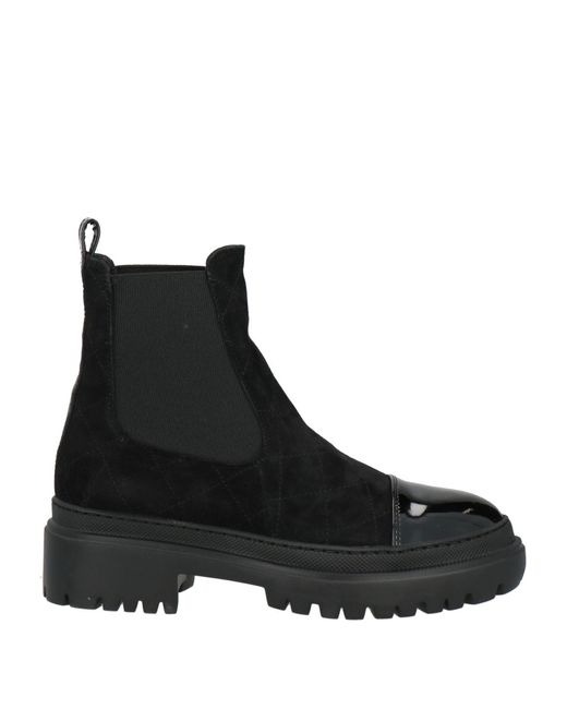 Agl Attilio Giusti Leombruni Black Ankle Boots Leather