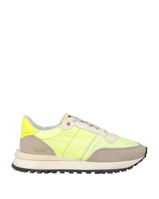 HIDNANDER Yellow Sneakers Leather