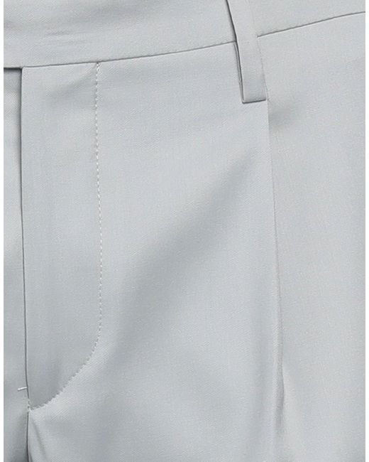 Michael Coal Gray Light Pants Virgin Wool for men