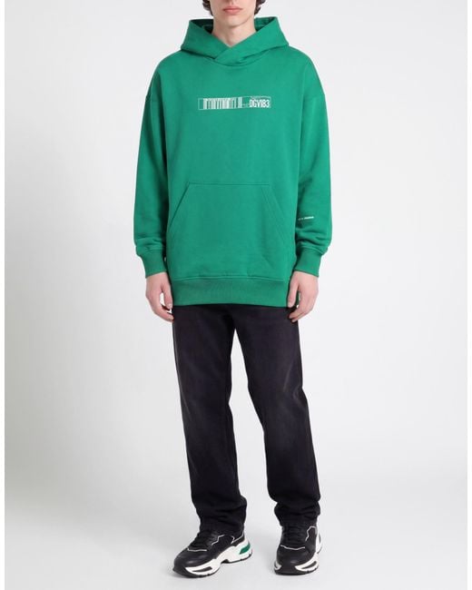 Dolce & Gabbana Green Sweatshirt Cotton for men