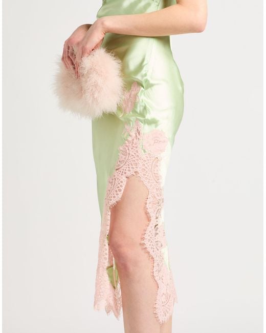 Alice + Olivia Green Midi-Kleid