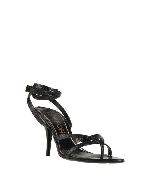 Tom Ford White Thong Sandal