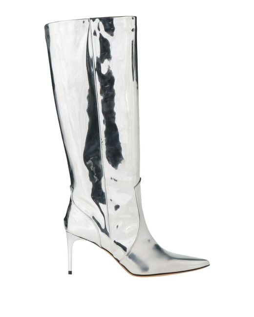IRO White Boot Leather