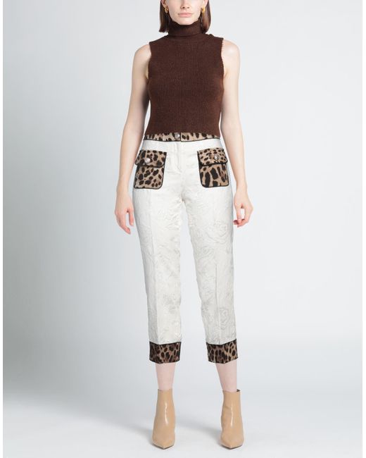 Dolce & Gabbana White Trouser