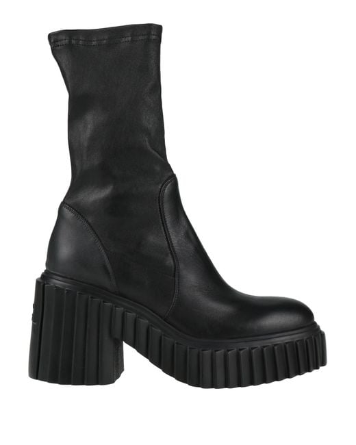 Agl Attilio Giusti Leombruni Black Ankle Boots Leather