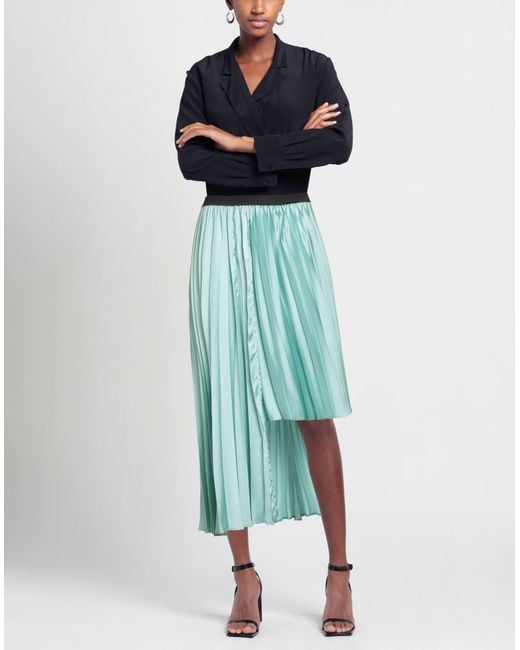 Isabelle Blanche Blue Maxi Skirt Polyester