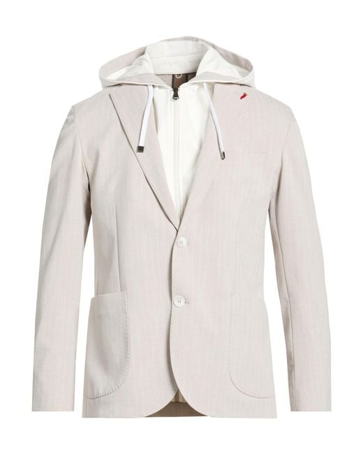 MULISH White Light Blazer Cotton, Polyamide, Elastane for men