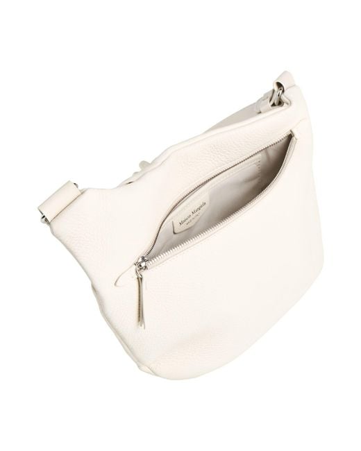 Maison Margiela Natural Cream Cross-Body Bag Leather