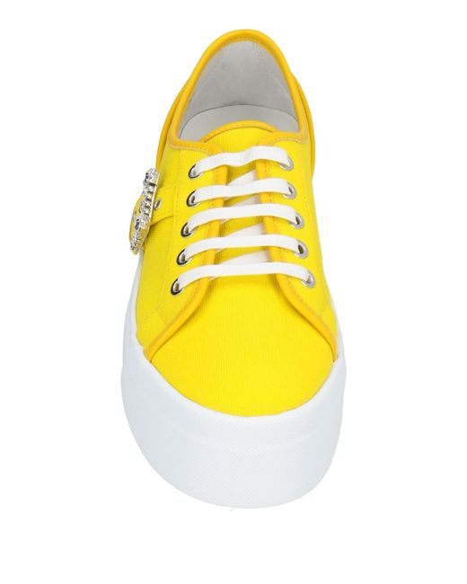 Sergio Rossi Yellow Sneakers