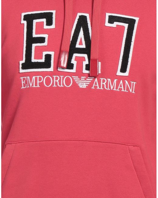 Sudadera EA7 de hombre de color Red