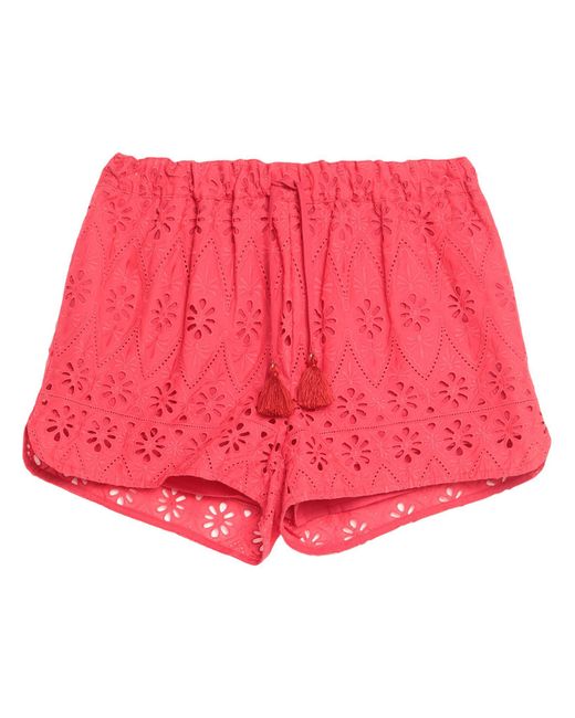 Femme Vêtements Shorts Shorts habillés Short Femme Pas cher en Soldes Pinko en coloris Rouge 