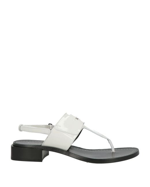 Sandalias De Dedo Ferragamo de color White