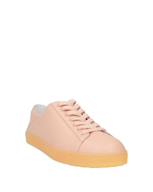 Stuart Weitzman Pink Blush Sneakers Leather