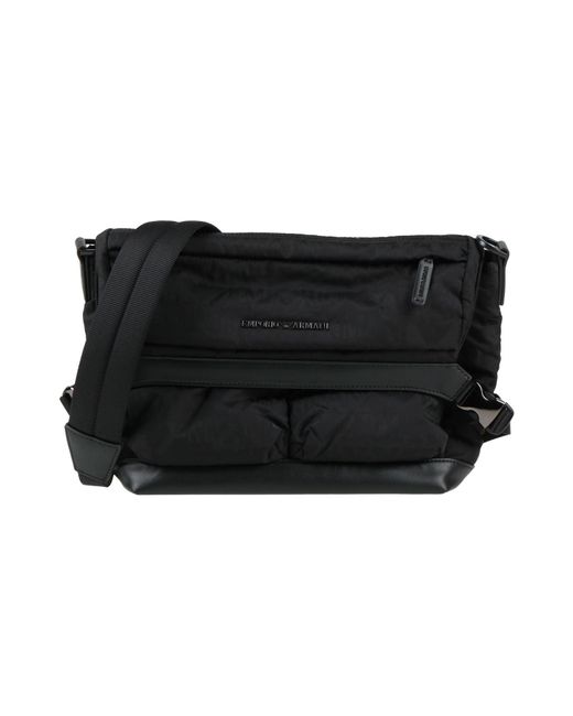 Emporio Armani Black Cross-Body Bag for men