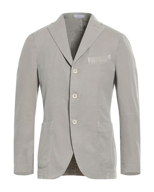 Boglioli Gray Taupe Blazer Cotton for men