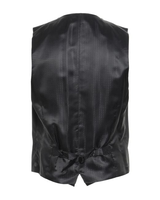Dolce & Gabbana Black Tailored Vest for men
