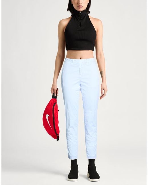 Haikure Blue Pants Cotton, Elastane