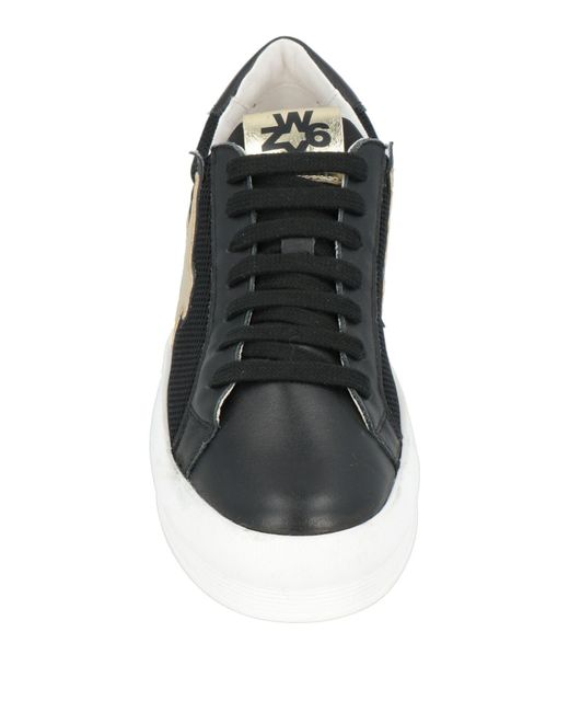 W6yz Black Trainers